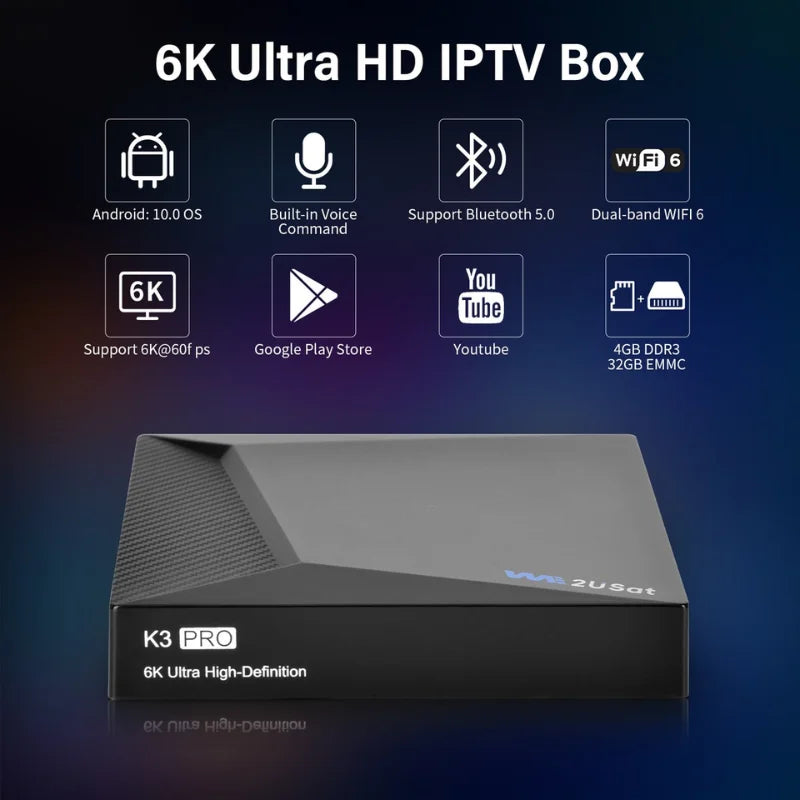 We2USat K3 PRO | Authorized Distributor 30 Day Satisfaction Guarantee | Fast Shipping