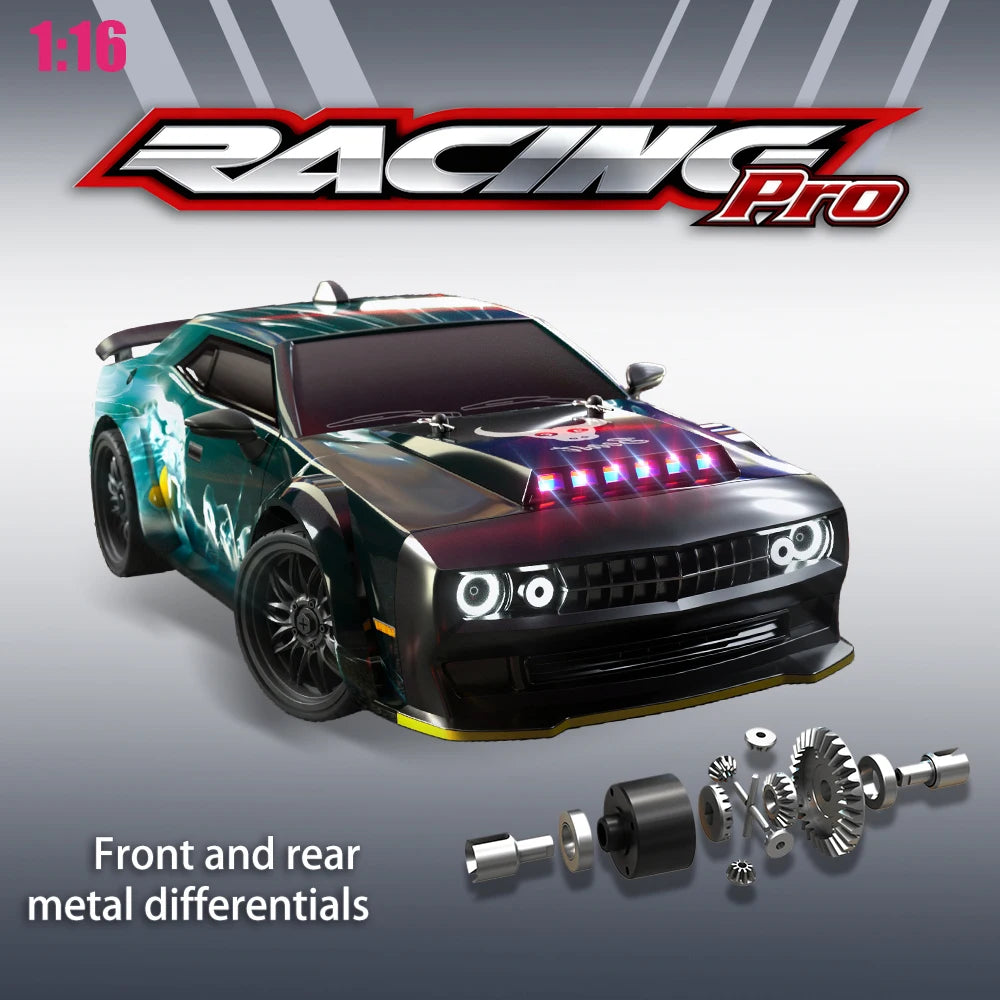 ZNLYRION 70KM/H RC Toy SG216PRO 4WD RC Drift Car 1:16 Scale  2.4G Remote Control Brushless Racing Car With LED Lights for Adults
