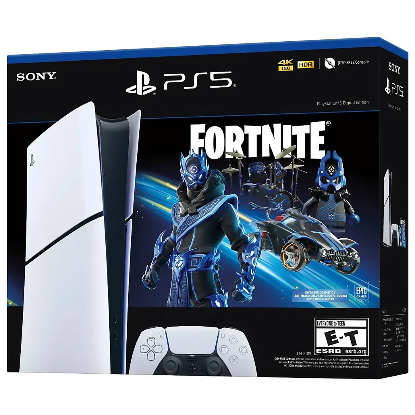 Sony Playstation 5 Slim Console - Fortnite Cobalt Star Digital Edition