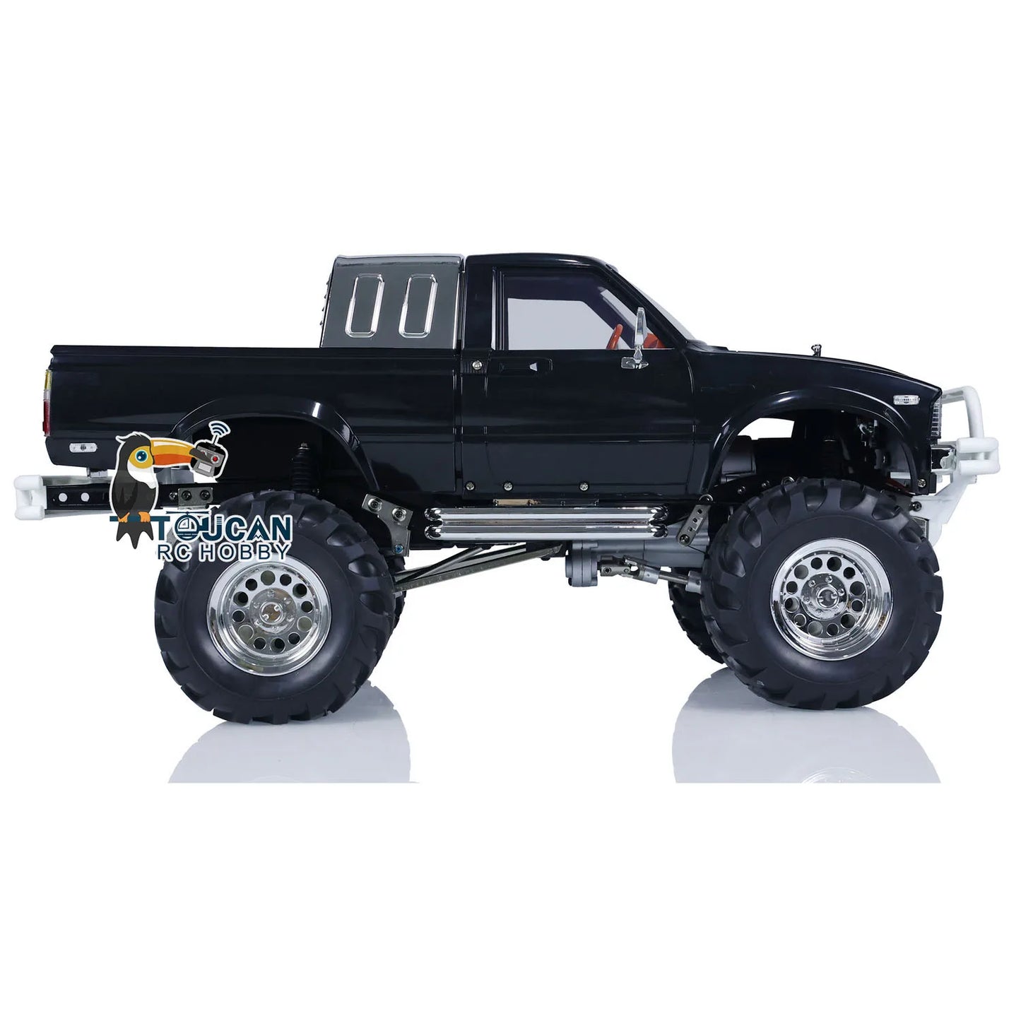 RTR HG 1/10 Off-road Vehicles RC Pickup Model 4*4 Rally Car Series Car Racing Crawler 2.4G Radio System Black