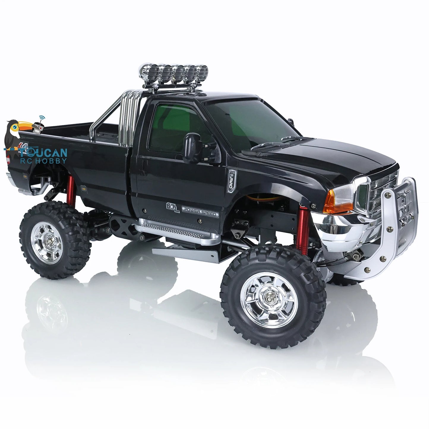 1/10 Off-road RC HG Pickup Truck P410 4*4 Rally Racing Crawler Car 2.4G Radio Motor ESC 540 Brushed Motor 160A Brushed ESC Model Car