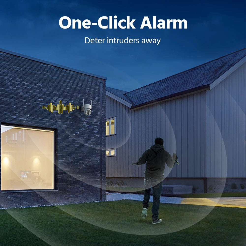 ANNKE Wireless Solar Security System – 10CH 12inch 8MP NVR 4MP PT Camera, Dual-Light Full-Color Night Vision, PIR+AI Human Detection, Two-Way Audio, APP Alerts & Alexa Compatible