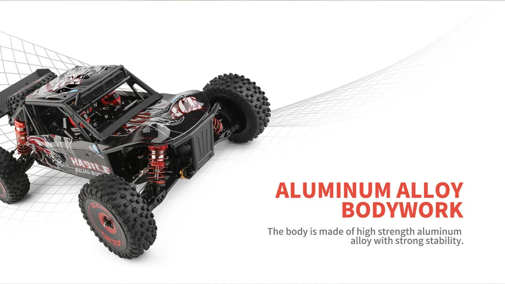 WLtoys 124016 124017 RC Car 75km/h High Speed Remote Control Crawler 2.4G Electric 4WD Off-Road Drift Climbing Racing Vehicle Toys Brushless Motor