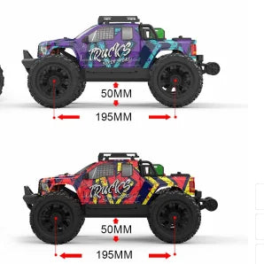 JIUSI PT14R/MT14R V1-V2 1/14 RC Brushless Racing Car 3S Battery 4WD 80km/h 35C High Speed Off-road RC Truck Toys as Gift