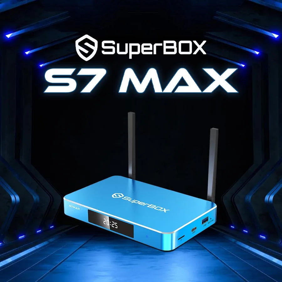 2026 SuperBOX S7 MAX - Newest Version - 6K UHD Android - 7 Day Time Shift