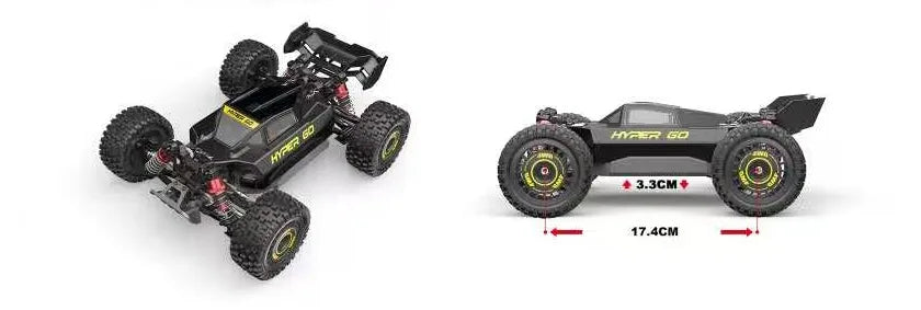 Hyper Go MJX1/16  16212 16213 16218 RC Car Brushless 4Wd Off Road High Speed Racing Climbing Remote Control For Adult Hobbyists