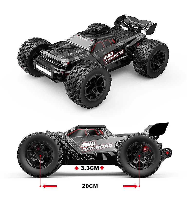 HYPER GO MJX 14207 14208 1/14 RC Car 41-53km/h Brushless 2.4G Remote Control 4WD Off-road High Speed RC Car Truck Hobby Toy