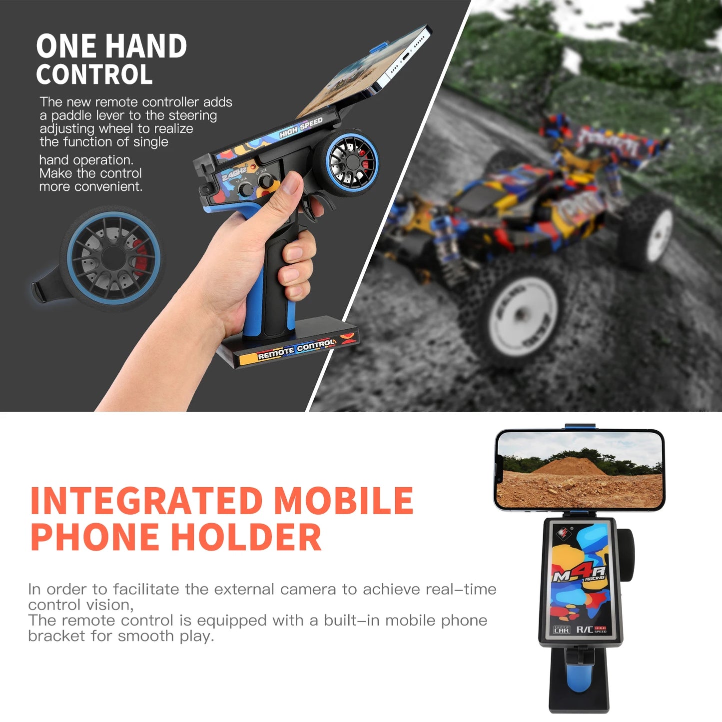 WLtoys XKS 124007 Remote Control Car 1/12 2.4GHz 75KM/H High Speed Off Road Trucks Brushless Motor Metal Chassis 4WD Vehicle Rac