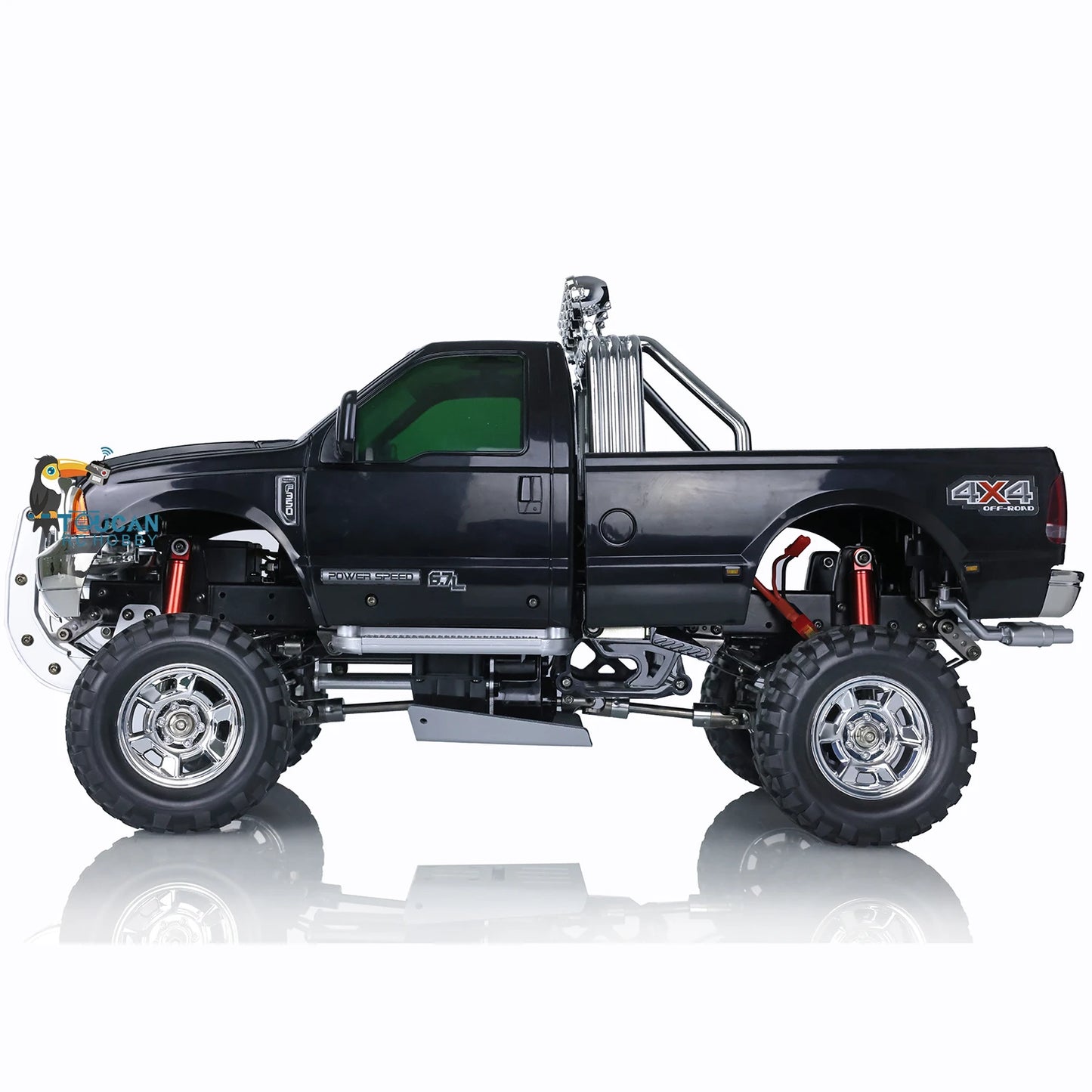 1/10 Off-road RC HG Pickup Truck P410 4*4 Rally Racing Crawler Car 2.4G Radio Motor ESC 540 Brushed Motor 160A Brushed ESC Model Car