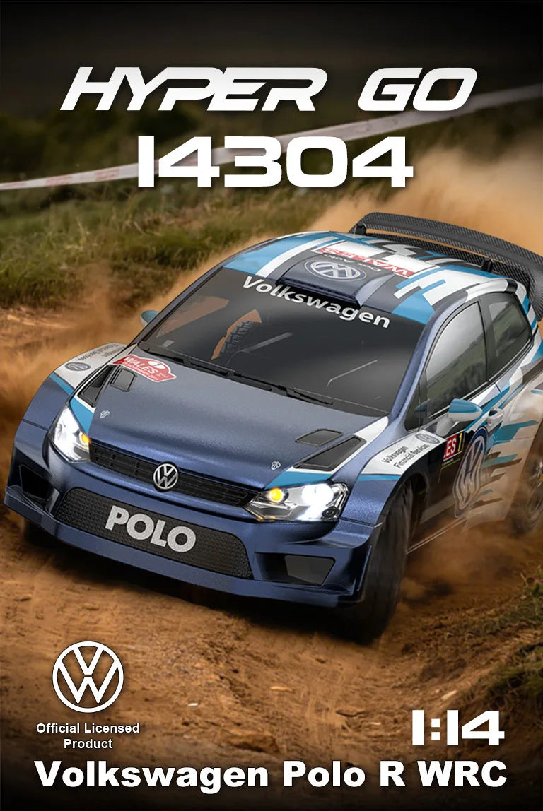 HYPER GO RC MJX 14304 14303 14302 High Speed Drift Car  With Gyroscope - Electric Toy for Kids Volkswagen Racing Gift