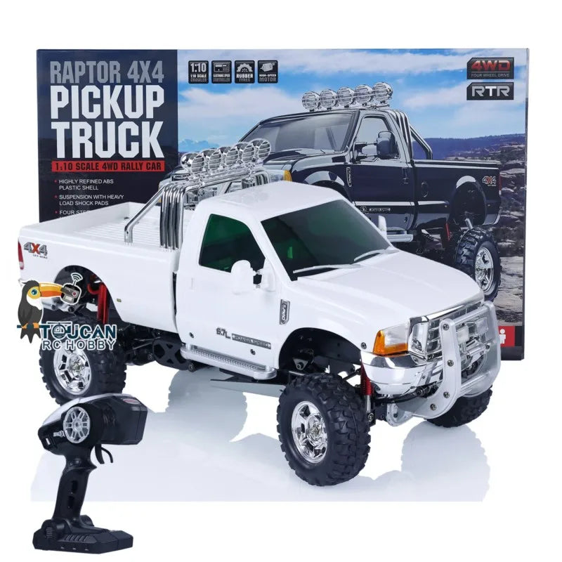 US Stock HG P410 1/10 4x4 RC Pickup Rally Car Racing Crawler 2.4G Radio Motor ESC Black Edition Toy Vehicle TH16938
