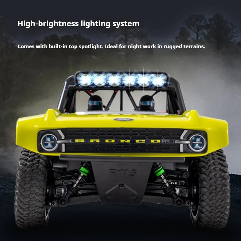 FMS Ford Fierce Horse 1/18 Brush Remote Control Short Truck Simulation RC Car Climbing Off-Road Vehicle Model Racing Car Toy
