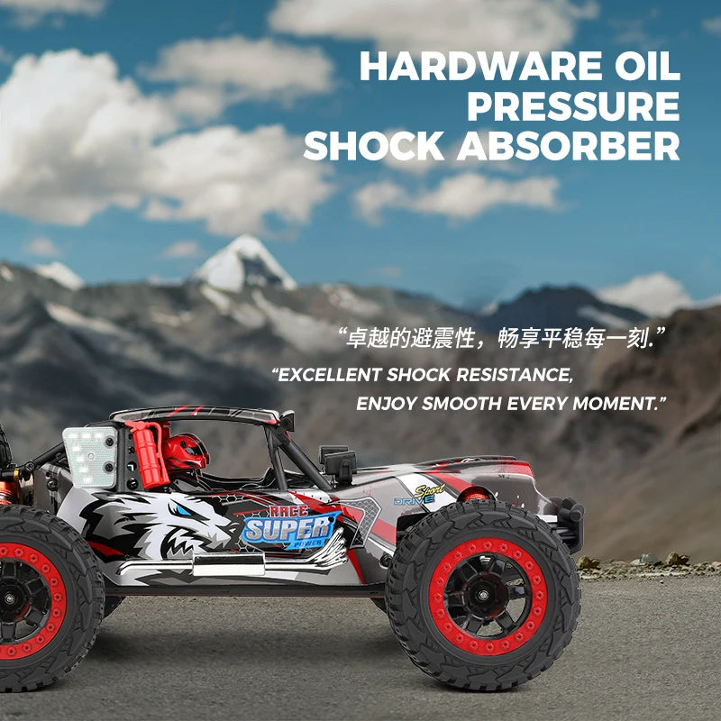 WLtoys 1/12 124028 RC Car 60KM/H High Speed 4WD Brushless Remote Control Vehicle 4x4 Off-road Crawler Model Toys for Adults