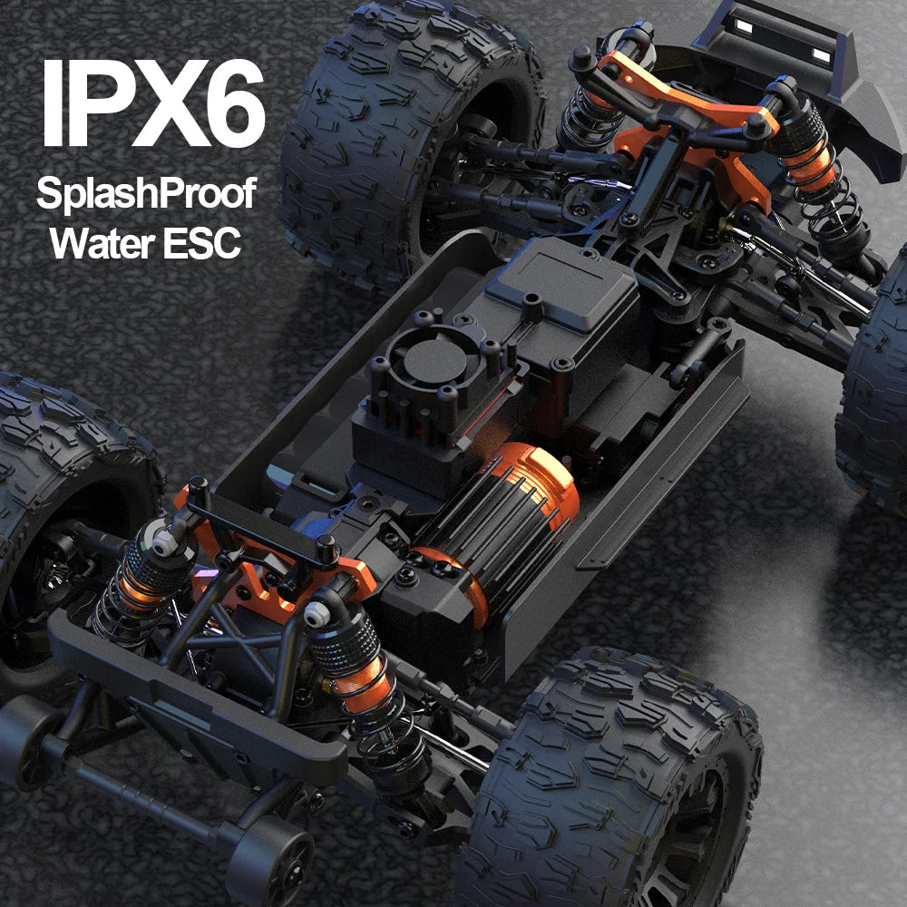 JIUSI PT14R V3 1/14 RC Racing Car 3S Battery 4WD 80km/h Brushless Motor 2.4G Remote Control 35C High Speed Off-road RC Truck