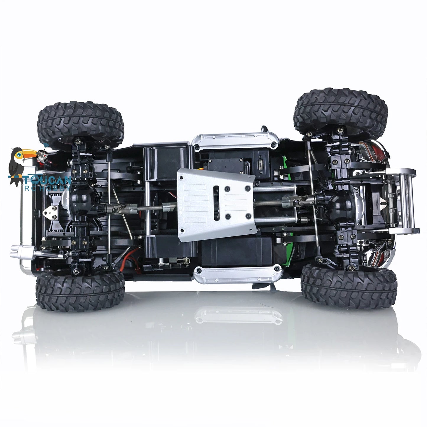 1/10 Off-road RC HG Pickup Truck P410 4*4 Rally Racing Crawler Car 2.4G Radio Motor ESC 540 Brushed Motor 160A Brushed ESC Model Car