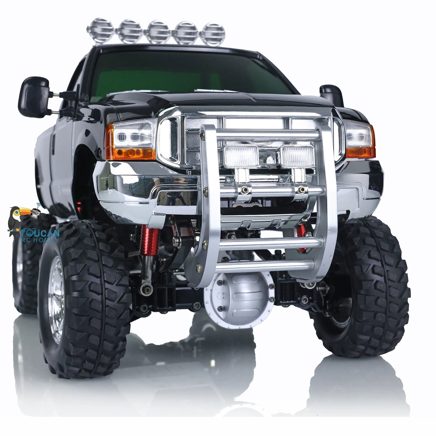 1/10 Off-road RC HG Pickup Truck P410 4*4 Rally Racing Crawler Car 2.4G Radio Motor ESC 540 Brushed Motor 160A Brushed ESC Model Car