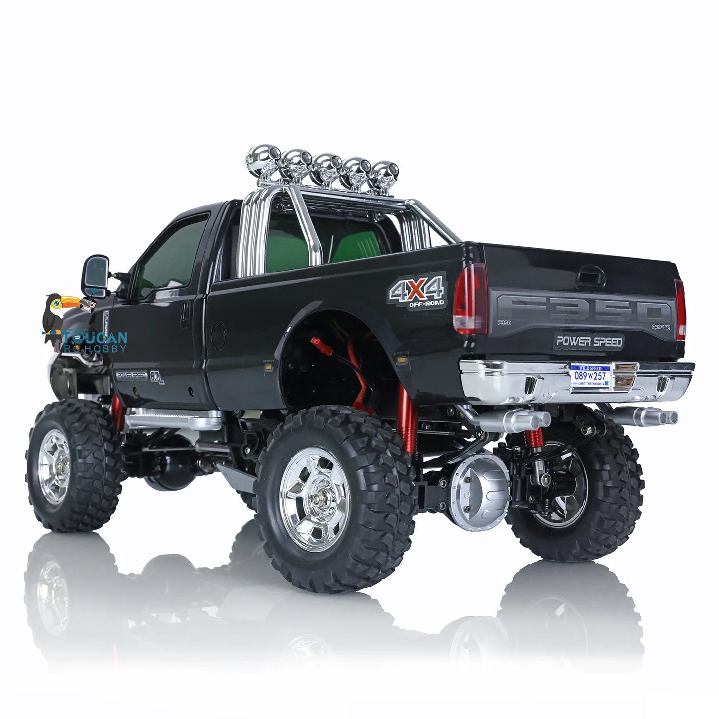 1/10 Off-road RC HG Pickup Truck P410 4*4 Rally Racing Crawler Car 2.4G Radio Motor ESC 540 Brushed Motor 160A Brushed ESC Model Car