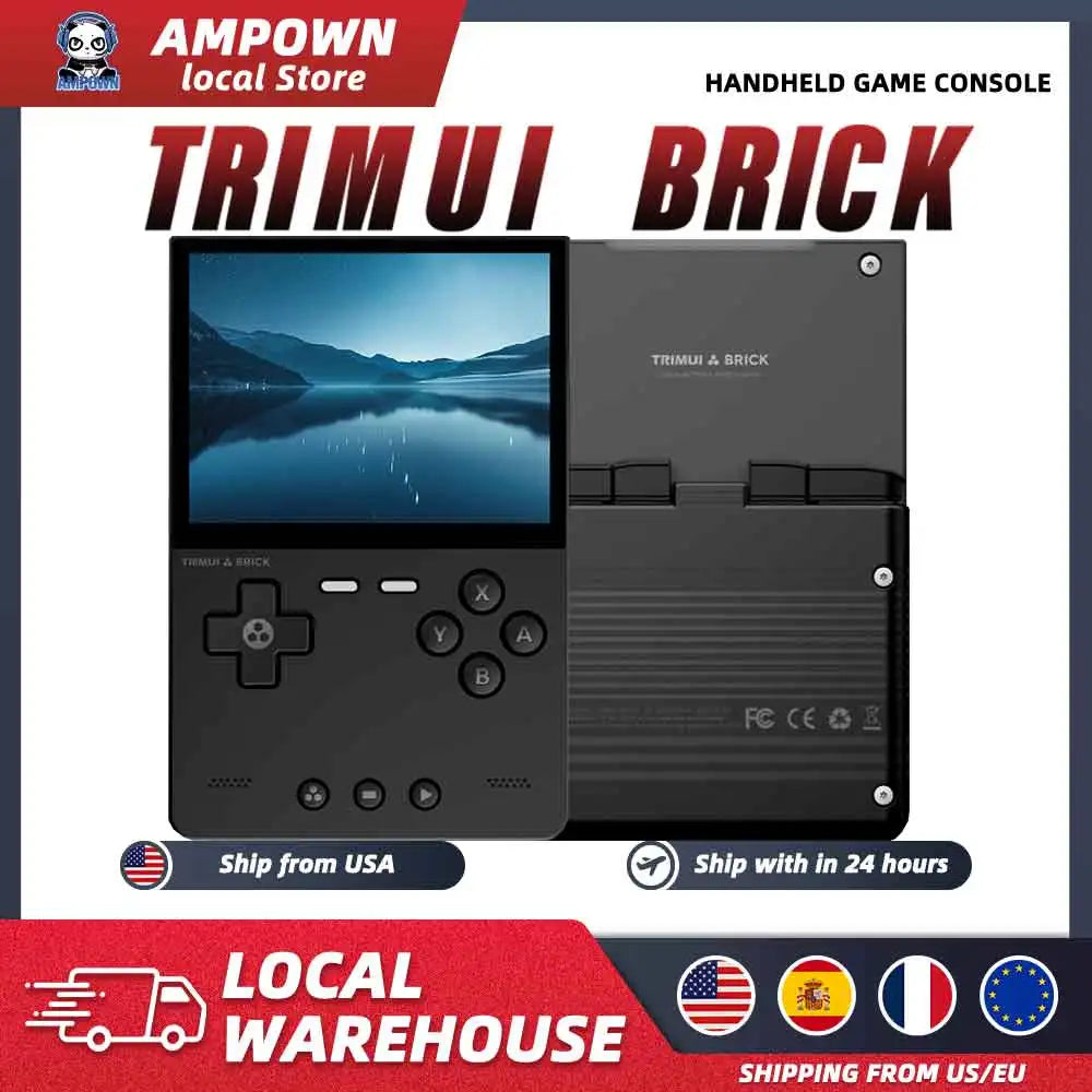 Trimui Brick Mini Retro Handheld Console 3.2" Full-Laminated IPS 400PPI 1024x768 Screen 3000mAh Open Source Portable Gaming EmulatorGifts