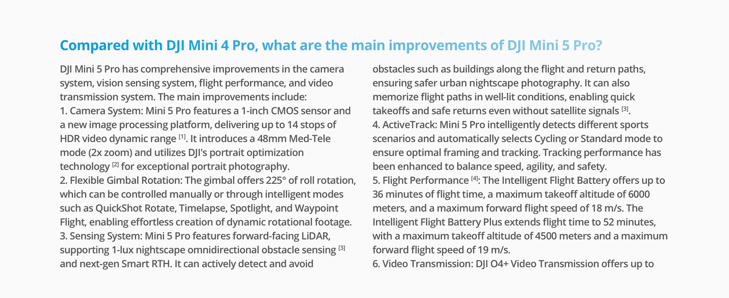 DJI Mini 5 Pro Fly More Combo Plus FPV Drone With Camera Strobe Light & Charger & Cleaning Kit Mini Drones 4k Professional Omnidirectional Obstacle Sensing ActiveTrack