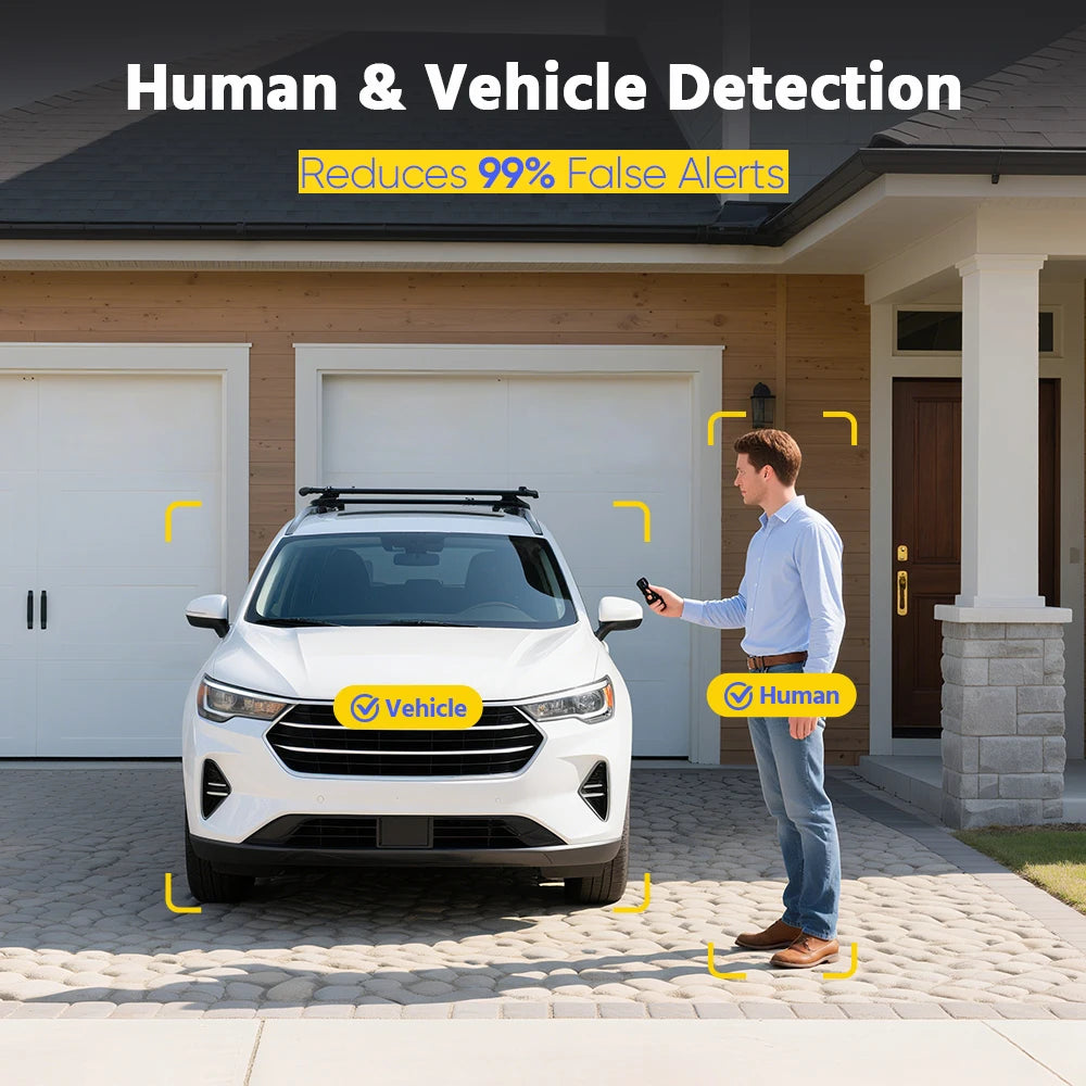 ANNKE 8Channel PoE Network Wired Surveillance System Kit with 3K 5MP Dual‑Light IP Cameras Smart Human/Vehicle Detection Two‑Way Audio Intercom H.265+ White Light & Audio Alarms, IP67 Weatherproof – Plug‑and‑Play fo
