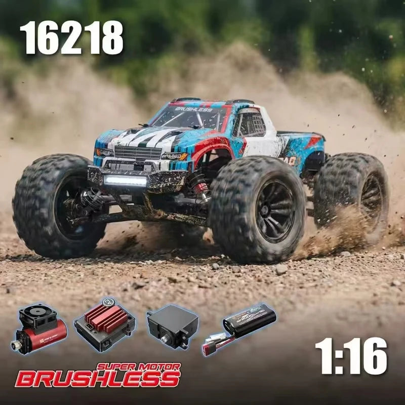 Hyper Go MJX1/16  16212 16213 16218 RC Car Brushless 4Wd Off Road High Speed Racing Climbing Remote Control For Adult Hobbyists