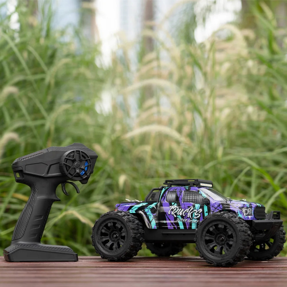 JIUSI PT14R V3 1/14 RC Racing Car 3S Battery 4WD 80km/h Brushless Motor 2.4G Remote Control 35C High Speed Off-road RC Truck
