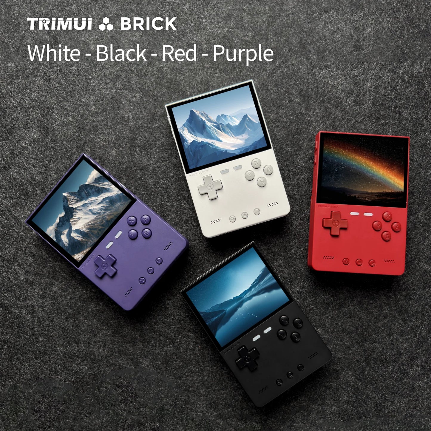 Trimui Brick Mini Retro Handheld Console 3.2" Full-Laminated IPS 400PPI 1024x768 Screen 3000mAh Open Source Portable Gaming EmulatorGifts