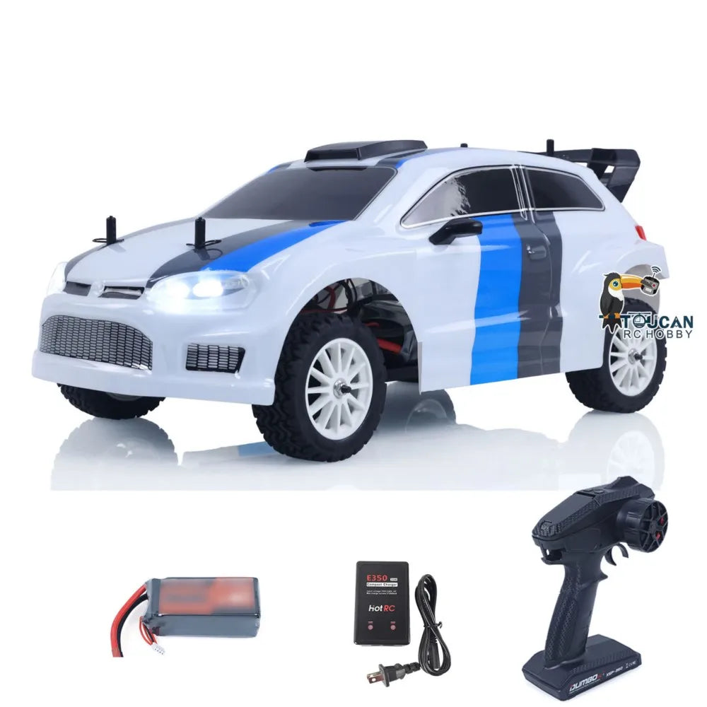 Toys 1/10 70KM/H Remote Control Car RC Brushless Electric Car Hobbywing 4*4 60A ESC 3 Differentials Metal Gears with Light System