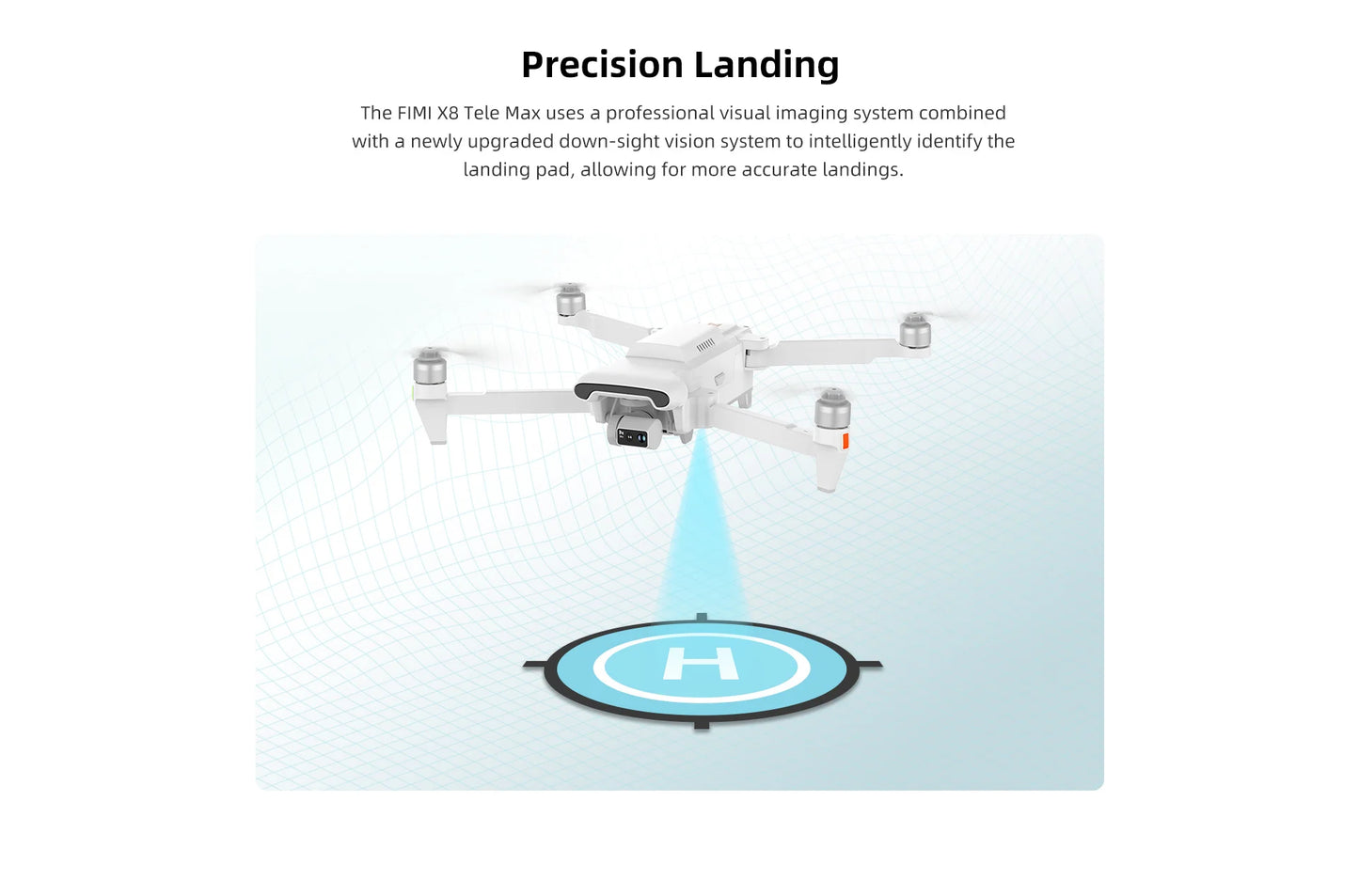 FIMI X8 Tele Max 4K Professional Drone Wide-Angle Tele Camera 30x Hybrid Zoom 3-axis Gimbal AI Super Night Video RC Quadcopter