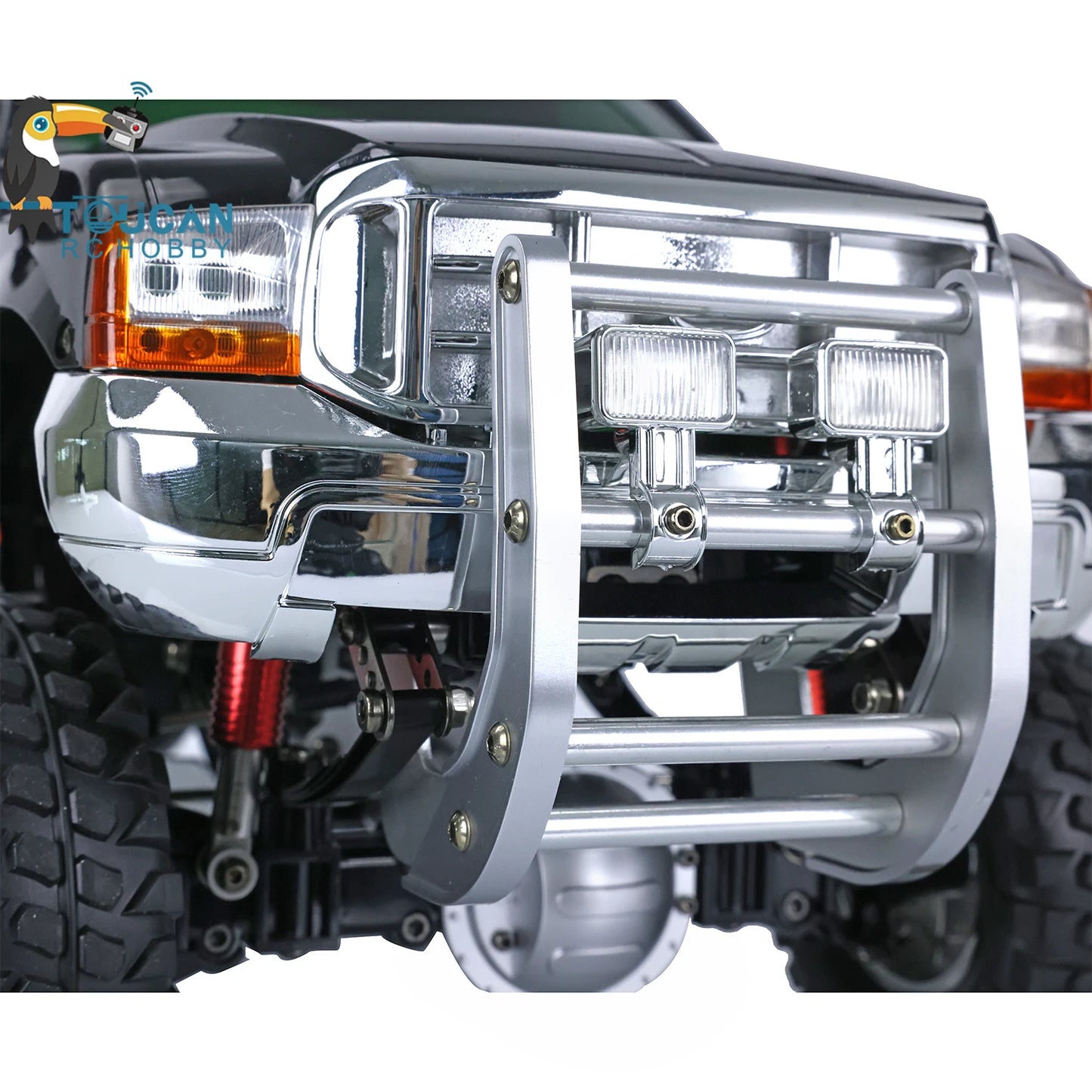 1/10 Off-road RC HG Pickup Truck P410 4*4 Rally Racing Crawler Car 2.4G Radio Motor ESC 540 Brushed Motor 160A Brushed ESC Model Car
