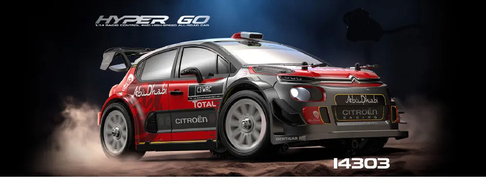 HYPER GO RC MJX 14304 14303 14302 High Speed Drift Car  With Gyroscope - Electric Toy for Kids Volkswagen Racing Gift
