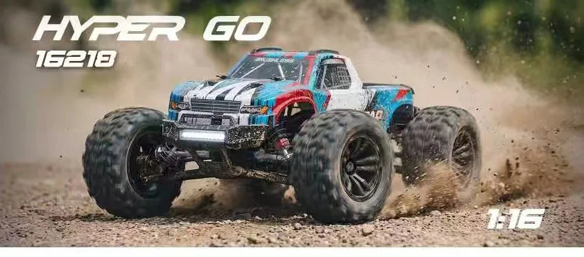 Hyper Go MJX1/16  16212 16213 16218 RC Car Brushless 4Wd Off Road High Speed Racing Climbing Remote Control For Adult Hobbyists