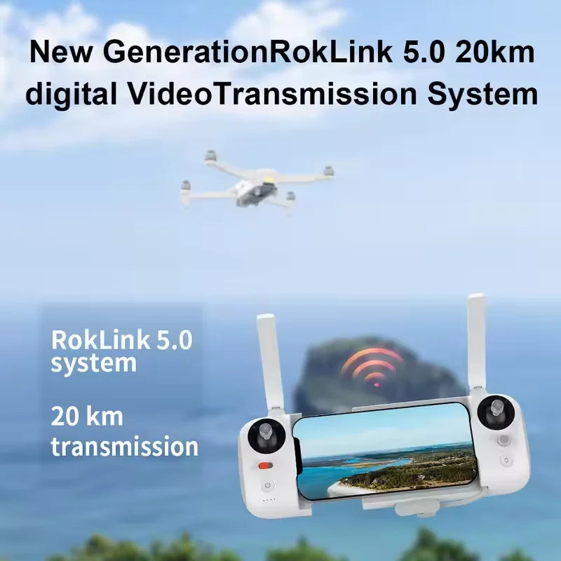 FIMI X8 Tele Max 4K Professional Drone Wide-Angle Tele Camera 30x Hybrid Zoom 3-axis Gimbal AI Super Night Video RC Quadcopter