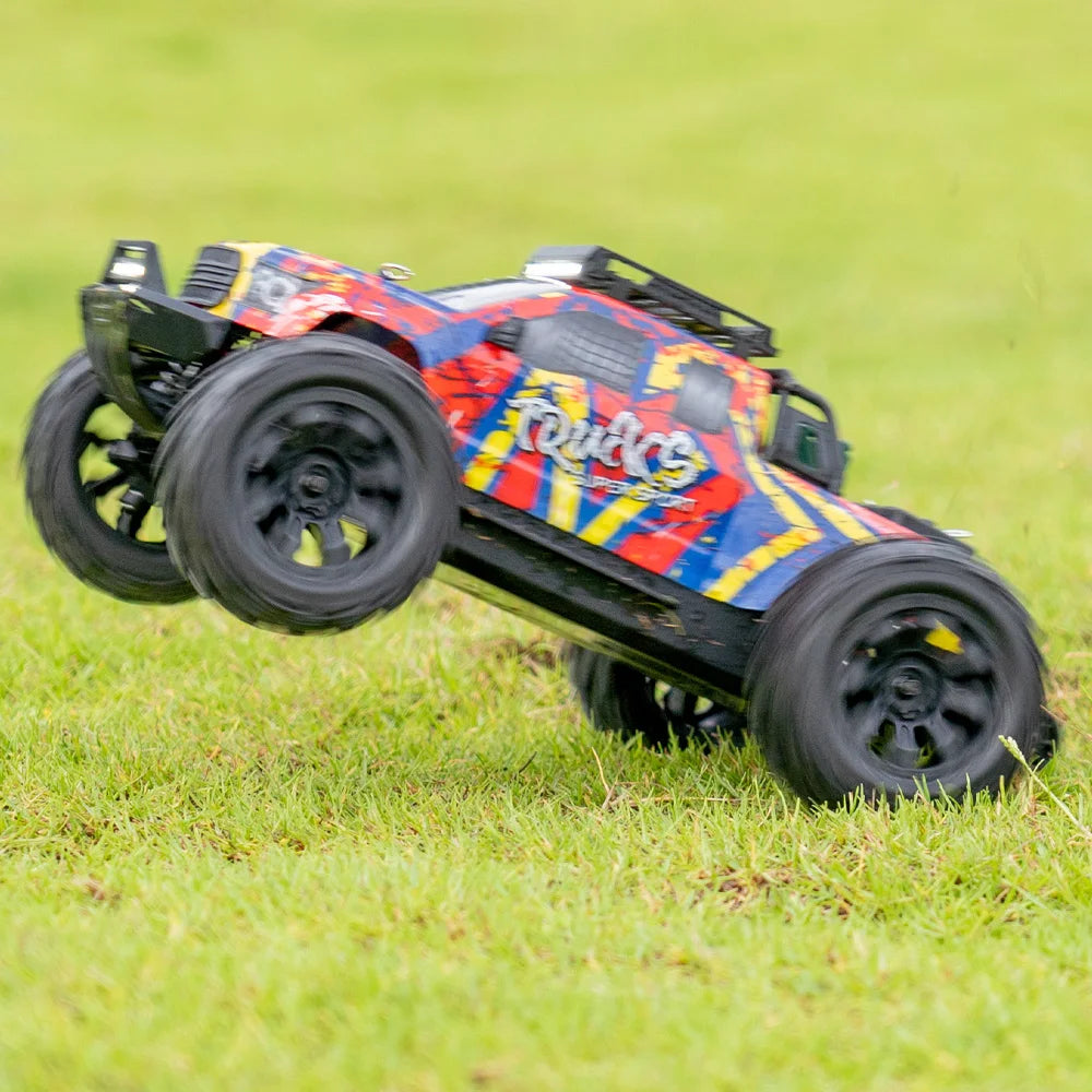JIUSI PT14R V3 1/14 RC Racing Car 3S Battery 4WD 80km/h Brushless Motor 2.4G Remote Control 35C High Speed Off-road RC Truck