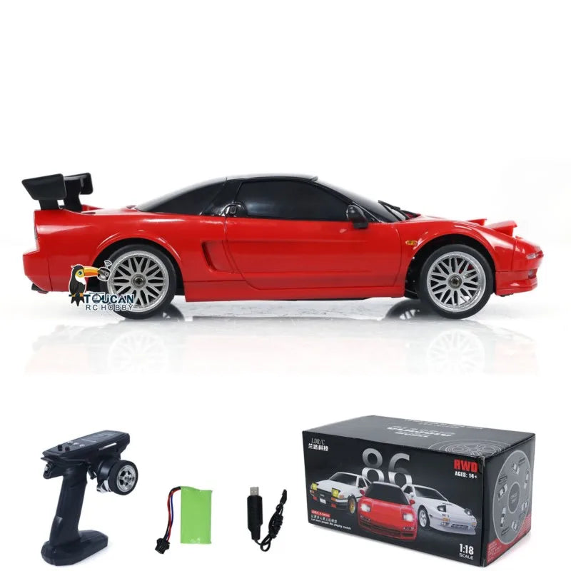US Stock 1:18 Toys LDRC LD1803 2WD RC Drift Car Wireless Control Racing Vehicle with Gyroscope High-speed Drifting Model Fun