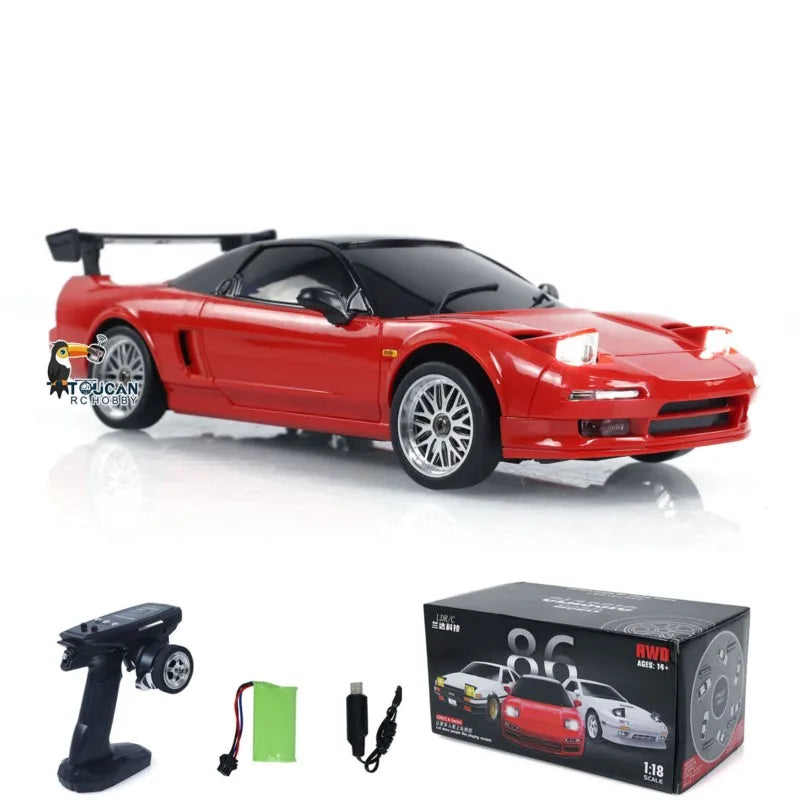 US Stock 1:18 Toys LDRC LD1803 2WD RC Drift Car Wireless Control Racing Vehicle with Gyroscope High-speed Drifting Model Fun
