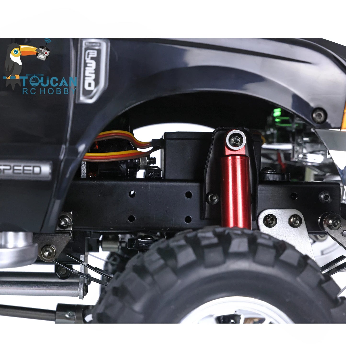 1/10 Off-road RC HG Pickup Truck P410 4*4 Rally Racing Crawler Car 2.4G Radio Motor ESC 540 Brushed Motor 160A Brushed ESC Model Car