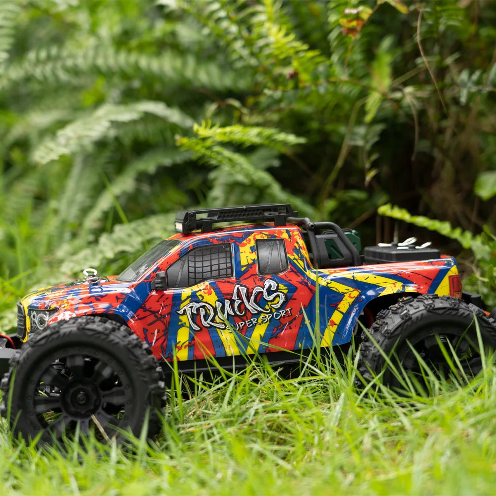 JIUSI PT14R V3 1/14 RC Racing Car 3S Battery 4WD 80km/h Brushless Motor 2.4G Remote Control 35C High Speed Off-road RC Truck