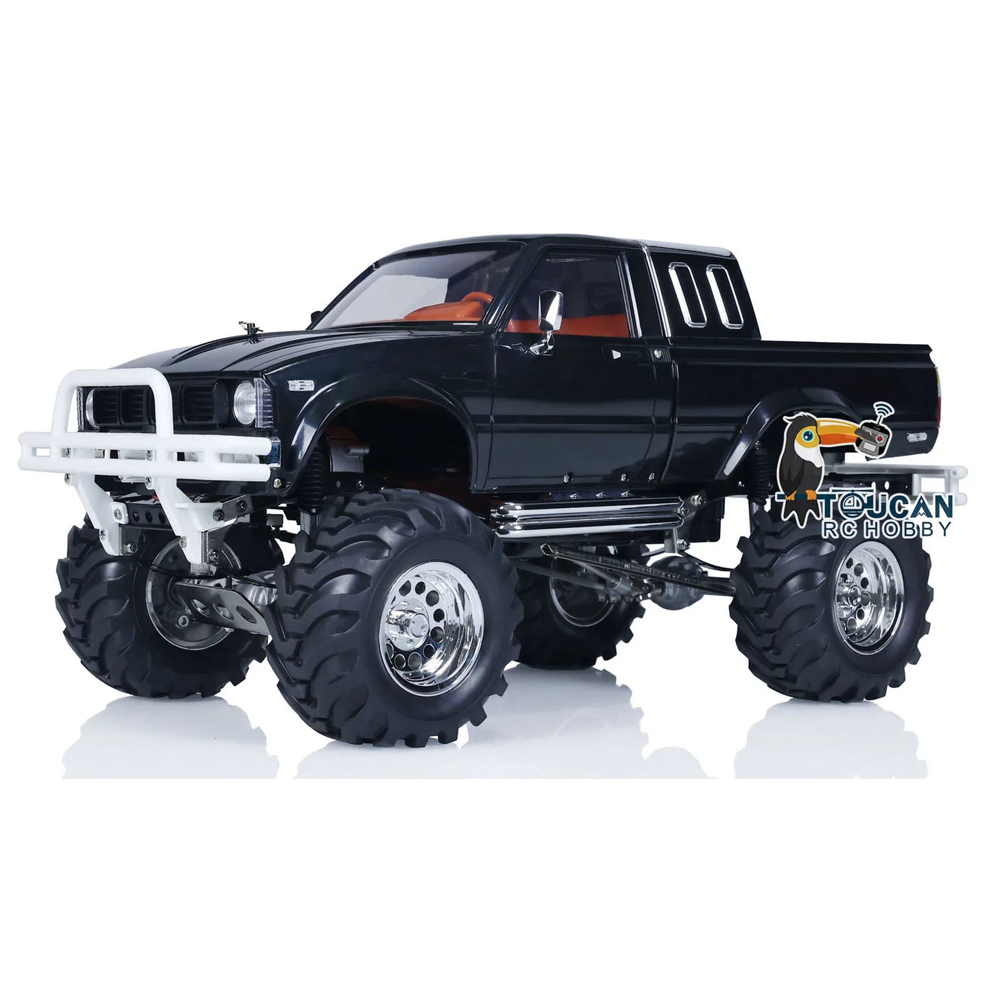 RTR HG 1/10 Off-road Vehicles RC Pickup Model 4*4 Rally Car Series Car Racing Crawler 2.4G Radio System Black