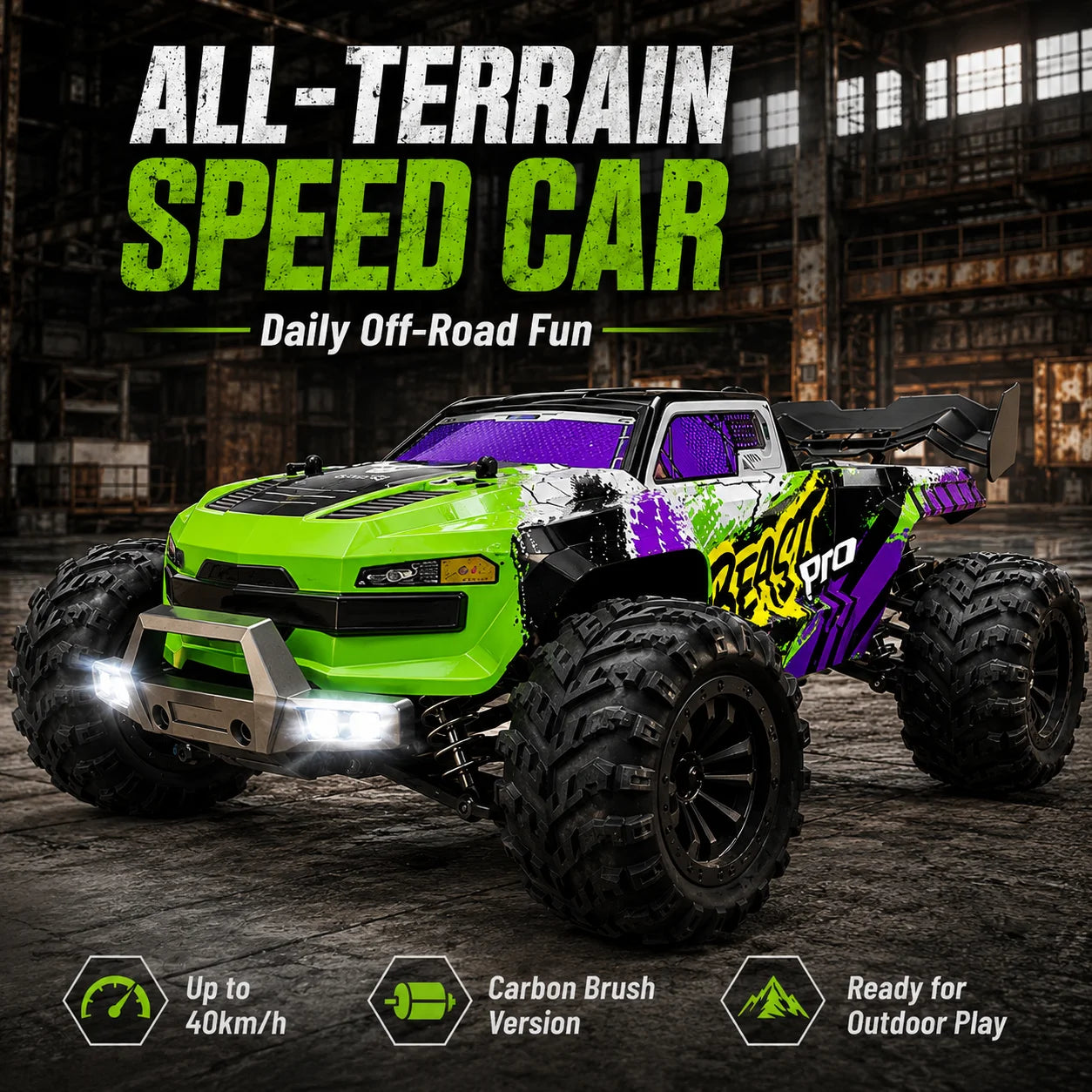 ZNLYRION RC Buggy 1:16 4 Wheel Drive Off-Road SG116MAX PRO Vehicle Optional Brushless Motor Anti-Slip Tire Remote Control Racing Truck
