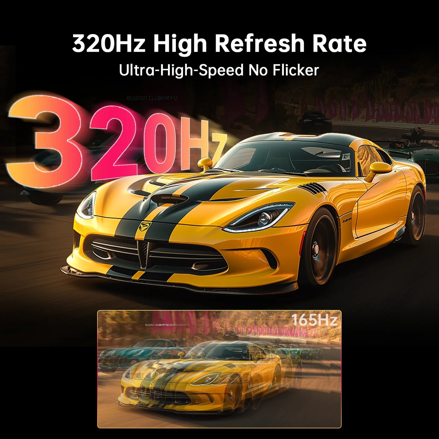 KTC 27 Inch White Gaming Monitor 300Hz/320Hz, QHD 1440P Fast IPS Computer Monitor