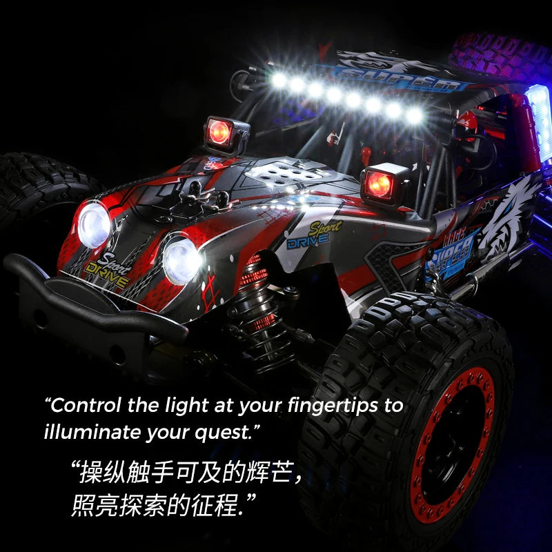 WLtoys 1/12 124028 RC Car 60KM/H High Speed 4WD Brushless Remote Control Vehicle 4x4 Off-road Crawler Model Toys for Adults