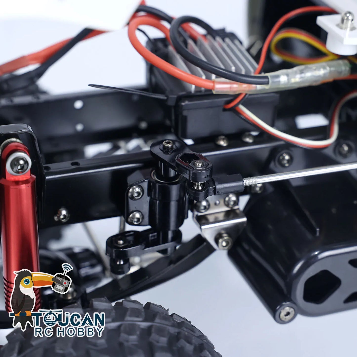 US Stock HG P410 1/10 4x4 RC Pickup Rally Car Racing Crawler 2.4G Radio Motor ESC Black Edition Toy Vehicle TH16938