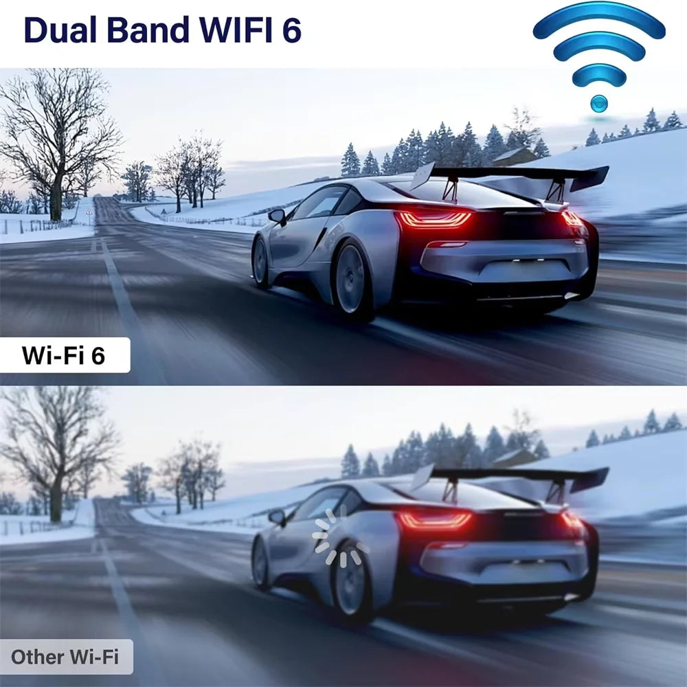 We2USat K3 Pro Android Smart TV Box Streaming Media Player Build in WiFi+Voice Remote Control Better Than Vseebox V5 PRO Free Ch