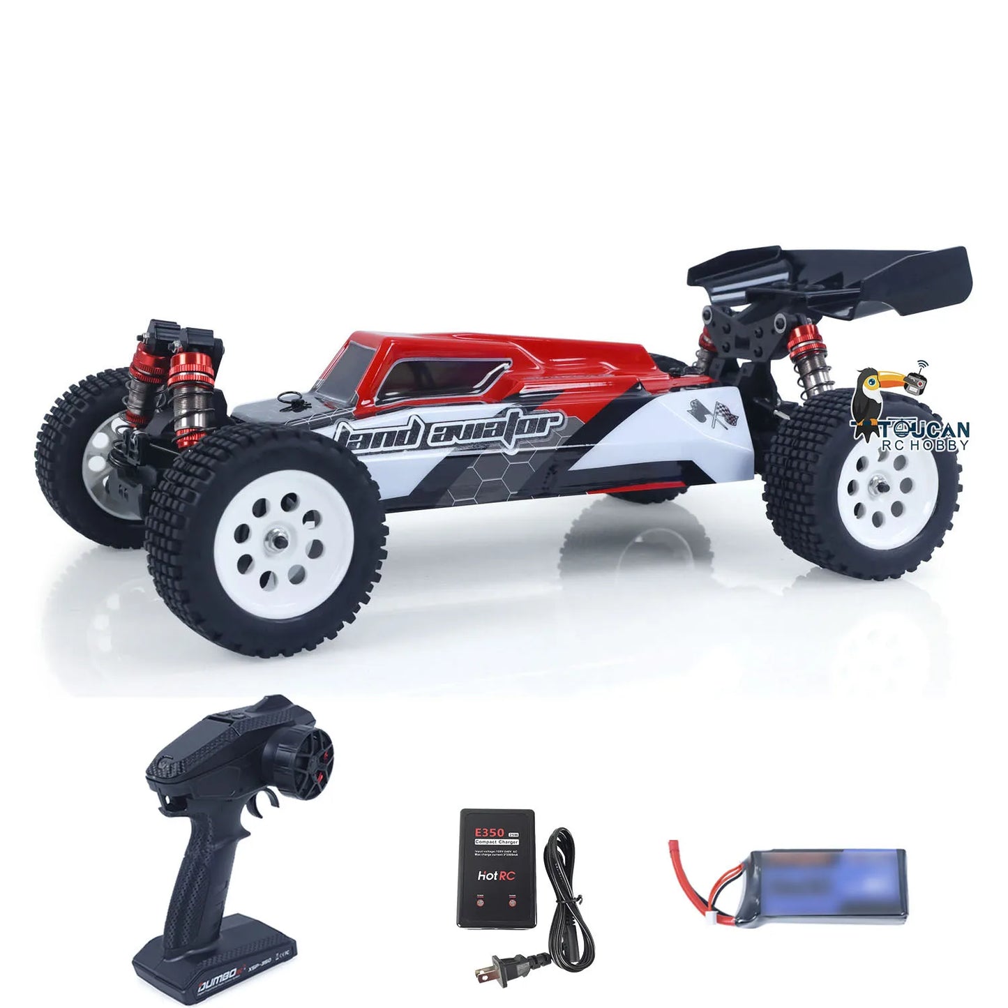 Toys 1/10 70KM/H Remote Control Car RC Brushless Electric Car Hobbywing 4*4 60A ESC 3 Differentials Metal Gears with Light System