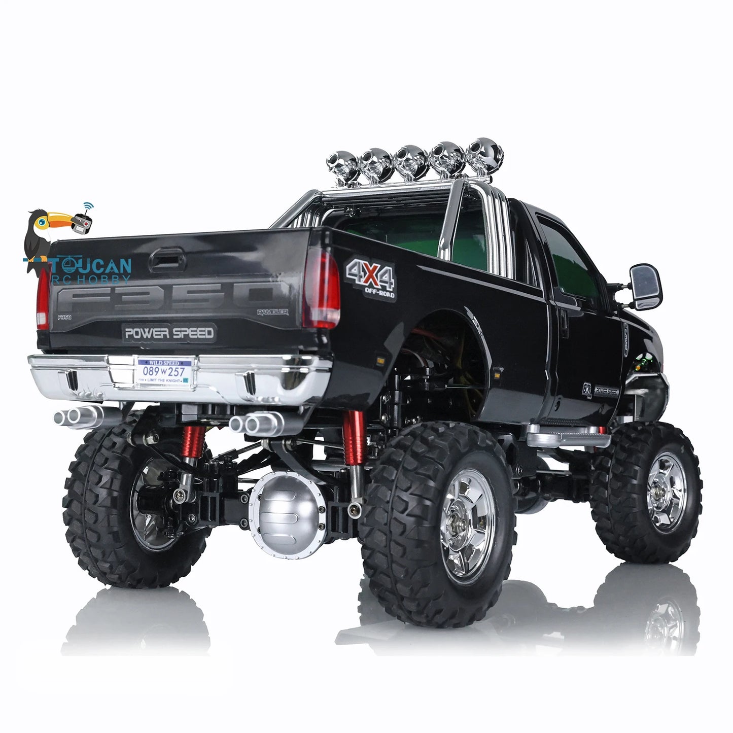 1/10 Off-road RC HG Pickup Truck P410 4*4 Rally Racing Crawler Car 2.4G Radio Motor ESC 540 Brushed Motor 160A Brushed ESC Model Car