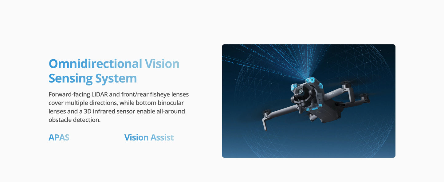 DJI Mini 5 Pro Fly More Combo Plus FPV Drone With Camera Strobe Light & Charger & Cleaning Kit Mini Drones 4k Professional Omnidirectional Obstacle Sensing ActiveTrack