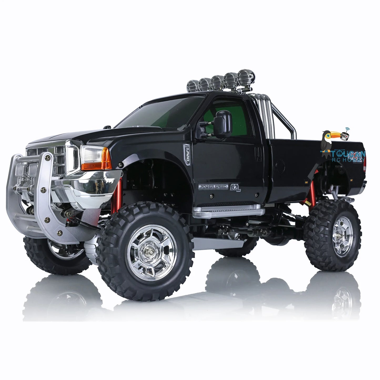 1/10 Off-road RC HG Pickup Truck P410 4*4 Rally Racing Crawler Car 2.4G Radio Motor ESC 540 Brushed Motor 160A Brushed ESC Model Car