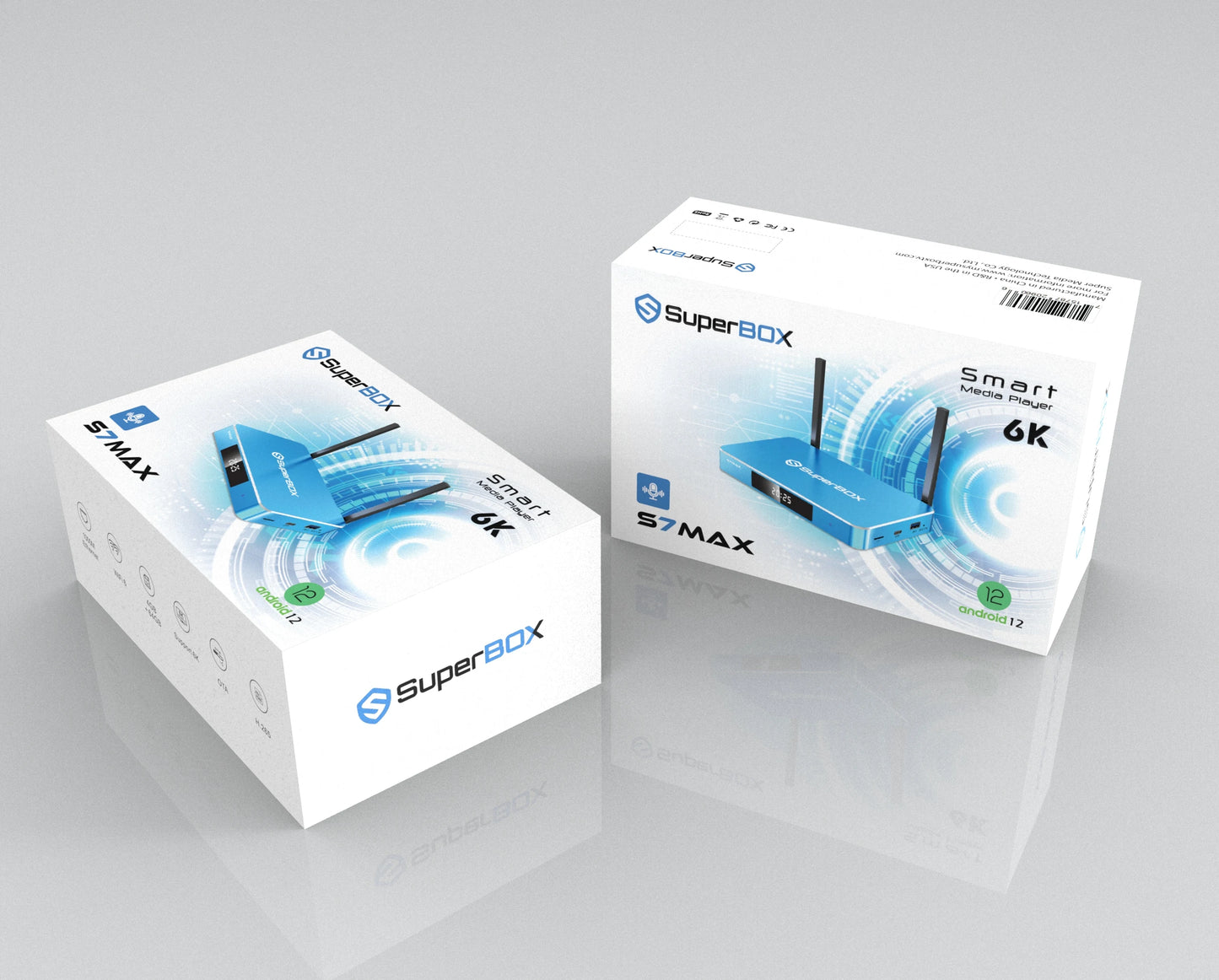 2026 SuperBOX S7 MAX - Newest Version - 6K UHD Android - 7 Day Time Shift