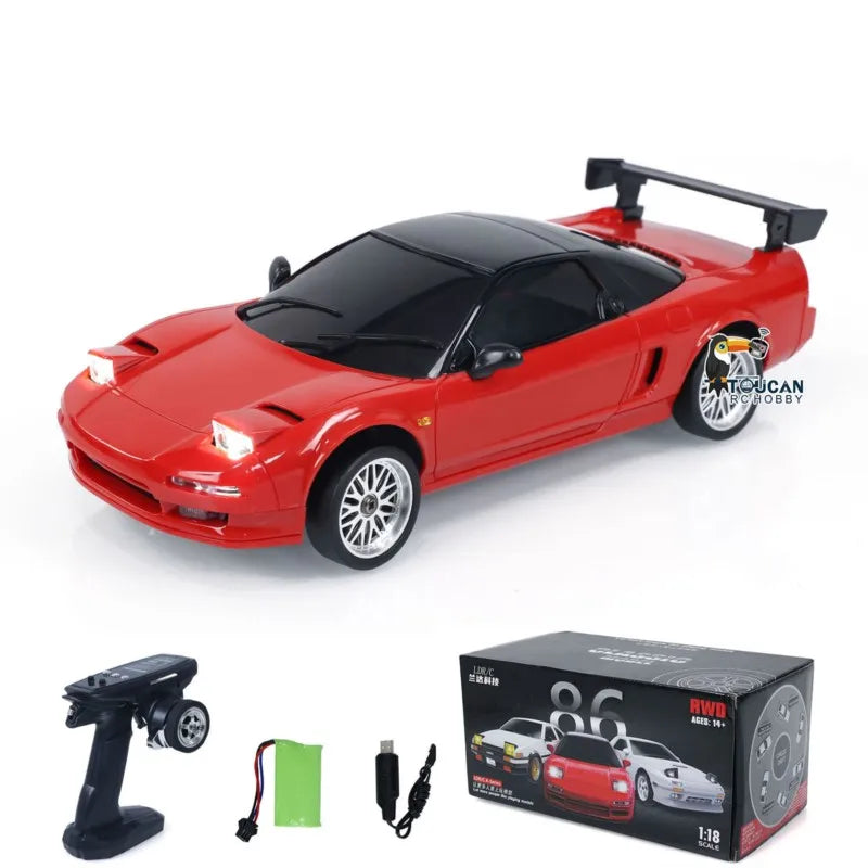 US Stock 1:18 Toys LDRC LD1803 2WD RC Drift Car Wireless Control Racing Vehicle with Gyroscope High-speed Drifting Model Fun